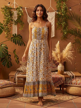 Load image into Gallery viewer, Boho Dress,Strap Sundress,Beach Midi Dress