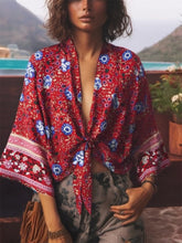 Load image into Gallery viewer, Bohemian Kimono, Boho Bikini Cover-ups