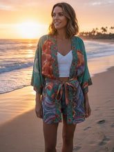 Load image into Gallery viewer, Star And Moon ,Bohemian kimono, Boho Cover-ups