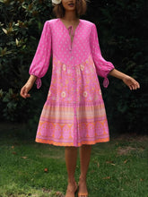 Load image into Gallery viewer, Beach Bohemian Dresses,Cotton Mini Dress