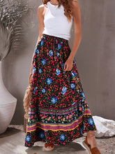 Load image into Gallery viewer, Boho Skirt, Maxi Skirt, Wild Flower