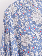 Load image into Gallery viewer, Mini Dress, Boho dress, Porcelain Floral Print