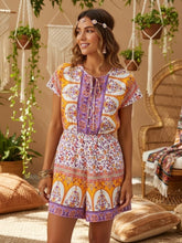 Load image into Gallery viewer, Floarl Print,Boho Bodysuits, Bohemian Rompers Jumpsuit
