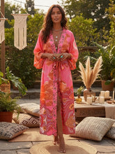 Load image into Gallery viewer, Star and Moon,Bohemian Kimono,Boho Cover-ups
