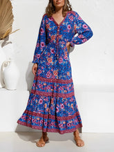 Load image into Gallery viewer, Maxi Dress, Boho Sundress,Floral Print