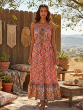 Load image into Gallery viewer, Boho Dress,Strap Sundress,Beach Midi Dress