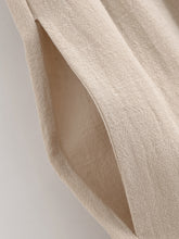 Load image into Gallery viewer, Wild Floral Embroidery ,Bohemian Wide Leg Pants,Boho Trousers