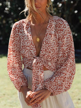 Load image into Gallery viewer, Floral Print,bohemian Blouses,boho Shirt