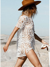 Load image into Gallery viewer, Solid Hollow Out ,Bohemian Shirt ,Boho Blouse