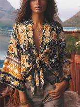 Load image into Gallery viewer, Boho Short Robe ,Bikini Cover Up