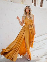 Load image into Gallery viewer, Boho Dress Robe, Bohemian Split Maxi Dresses