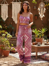 Load image into Gallery viewer, Boho Sets, Long Pants and Tops, Wild Flower