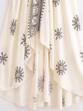 Load image into Gallery viewer, Floral Print ,Backless Sexy Maxi Dres,Vacation Boho Dress