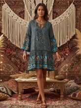 Load image into Gallery viewer, Mini Dress, Boho Sundress,Bohemian Cover-ups