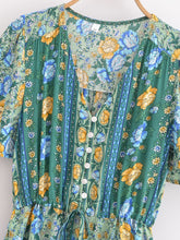 Load image into Gallery viewer, Maxi Dress, Boho Sundress,Floral print