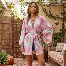 Load image into Gallery viewer, Bohemian Kimono,Boho Bikini Cover-ups,Beauty Floral