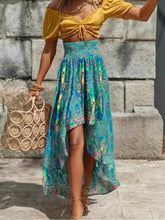 Load image into Gallery viewer, High Low , Bohemian Skirt ,rregular Maxi Boho Skirt