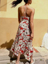 Load image into Gallery viewer, Floral Print,Vintage Sundress,Boho Maxi Dress