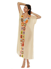 Load image into Gallery viewer, Embroidery Floral,Bohemian Maxi Dress ,Boho Sundress