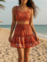 Load image into Gallery viewer, Gypsy Floral 2 Pieces Sets,Rayon Cotton Boho Sets