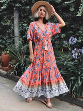Load image into Gallery viewer, Bohemian Maxi Dresses,Tassel Boho Dress