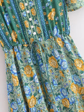 Load image into Gallery viewer, Maxi Dress, Boho Sundress,Floral print