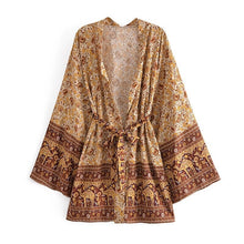 Load image into Gallery viewer, Bohemian Robe ,Boho Kimono,Floral Print