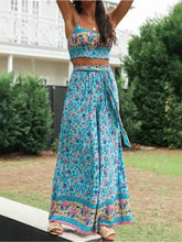 Load image into Gallery viewer, Boho Sets, Floral Print ,Pants and Tops Outfits