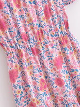 Load image into Gallery viewer, Maxi Dress, Boho Dress,Pink Floral Print