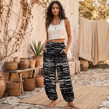 Load image into Gallery viewer, Floral Print Baggy Pants, Women Bloomers, Yoga Trousers