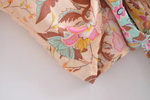 Load image into Gallery viewer, Peacock Floral Print,Short Kimono , Boho Cover-ups