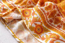 Load image into Gallery viewer, Mini Dress, Boho Dress,yellow Floral Print