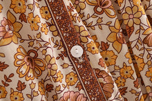 Load image into Gallery viewer, Floral Print,Bohemian Playsuits ,Boho Jumpsuits Bodysuit