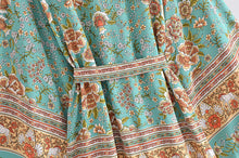 Load image into Gallery viewer, Horse Floral Print , Bohemian Kimono ,Boho Cover-ups