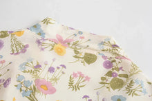 Load image into Gallery viewer, Boho Short Robe, Kimono Robe,Alisa Yellow Floral