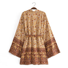 Load image into Gallery viewer, Bohemian Robe ,Boho Kimono,Floral Print