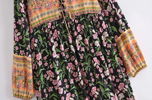 Load image into Gallery viewer, Floral Print, Bohemian Maxi Dress ,Boho Dress