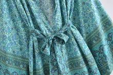 Load image into Gallery viewer, Bohemian Robe ,Boho Kimono,Floral Print