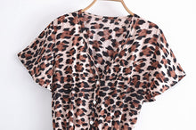 Load image into Gallery viewer, Leopard Print,Boho Bodysuit,Bohemian Rompers