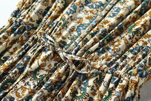 Load image into Gallery viewer, Red Floral Print, Boho Bodysuits,Bohemian Rompers