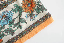 Load image into Gallery viewer, Floral Print , Bohemian Skirt ,Boho Maxi Skirts