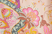 Load image into Gallery viewer, Peacock Floral Print ,bohemian Kimono,Boho Short Robe