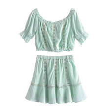 Load image into Gallery viewer, Bohemian Two Piece Suits ,Boho Sets