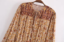 Load image into Gallery viewer, Floral Print,Bohemian Playsuits ,Boho Jumpsuits Bodysuit