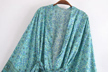 Load image into Gallery viewer, Bohemian Robe ,Boho Kimono,Floral Print