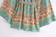 Load image into Gallery viewer, Horse Floral Print , Bohemian Kimono ,Boho Cover-ups