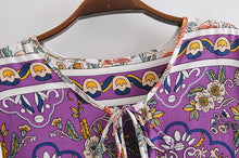Load image into Gallery viewer, Floral Print, Bohemian Maxi Dress ,Boho Dress