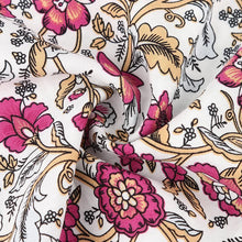 Load image into Gallery viewer, Wild Floral Print ,Short Sleeve Maxi Dress ,Rayon Boho Dress