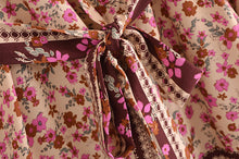 Load image into Gallery viewer, Ave Floral,bohemian Robe,Boho Kimono