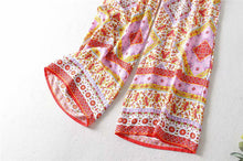 Load image into Gallery viewer, Boho Sets, Long Pants and Tops, Wild Flower